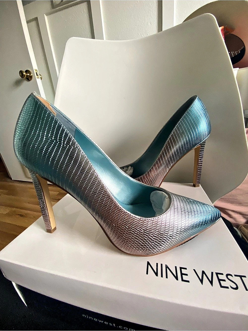 Nine West Tatiana Pumps - Blue Pewter 453 Ombré